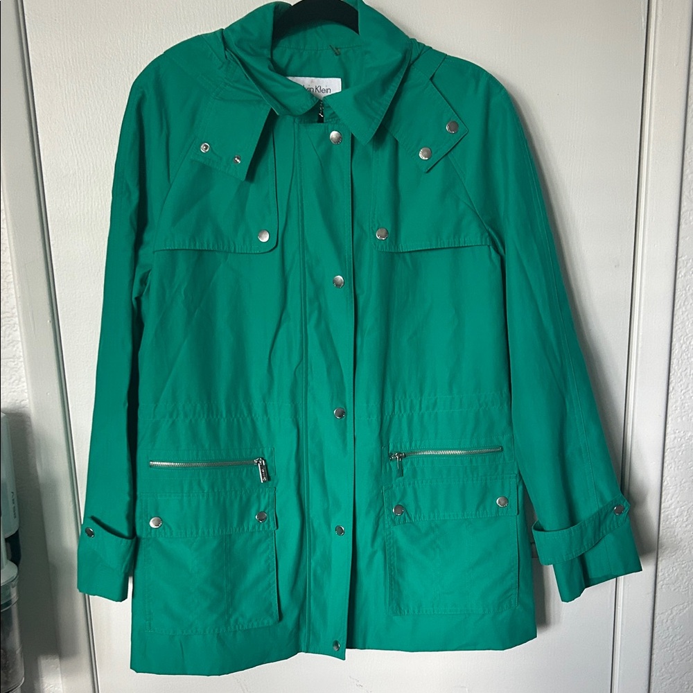Calvin Klein Green Utility Jacket